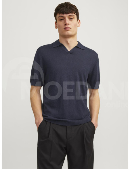 Jack & Jones - JPRCCIGOR LINEN SPLIT NECK SS Tbilisi - photo 1