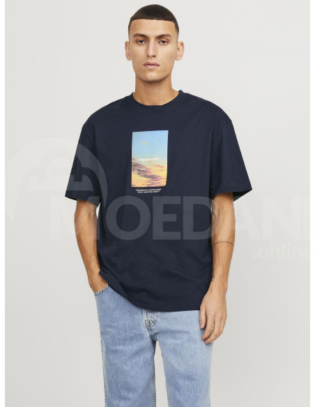 Jack & Jones - JORVESTERBRO PICTURE TEE SS CREW NECK LN Tbilisi - photo 1