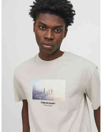 Jack & Jones - JORVESTERBRO PICTURE TEE SS CREW NECK LN Tbilisi