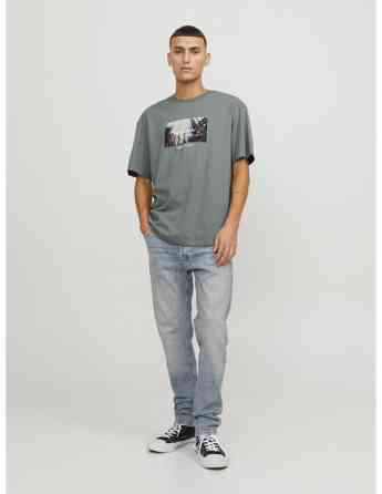 Jack & Jones - JORVESTERBRO PICTURE TEE SS CREW NECK LN Tbilisi
