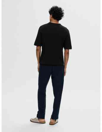 SELECTED HOMME - SLHBERG LINEN SS KNIT OPEN POLO Tbilisi