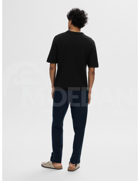 SELECTED HOMME - SLHBERG LINEN SS KNIT OPEN POLO Tbilisi - photo 2