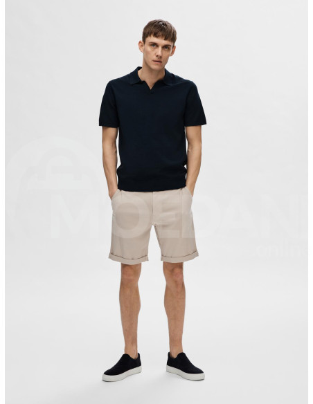 SELECTED HOMME - SLHTELLER SS KNIT POLO Тбилиси - изображение 4