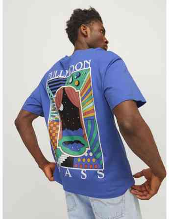 Jack & Jones - JORDELIRIUM TEE SS CREW NECK TG LN Tbilisi