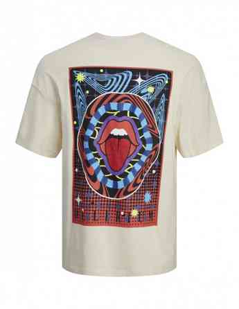 Jack & Jones - JORDELIRIUM TEE SS CREW NECK TG LN Tbilisi