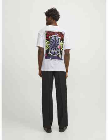 Jack & Jones - JORDELIRIUM TEE SS CREW NECK TG LN Tbilisi