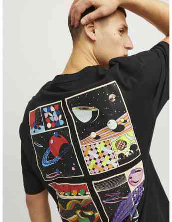 Jack & Jones - JORDELIRIUM TEE SS CREW NECK TG LN Tbilisi