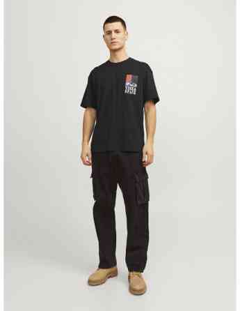 Jack & Jones - JORDELIRIUM TEE SS CREW NECK TG LN Tbilisi