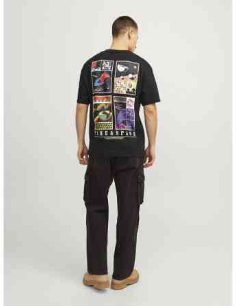 Jack & Jones - JORDELIRIUM TEE SS CREW NECK TG LN Tbilisi