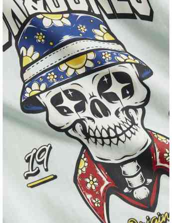 Jack & Jones - JORCOCONUT SKULL TEE SS CREW NECK LN Tbilisi