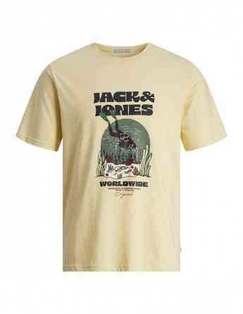 Jack & Jones - JORCOCONUT SKULL TEE SS CREW NECK LN Tbilisi