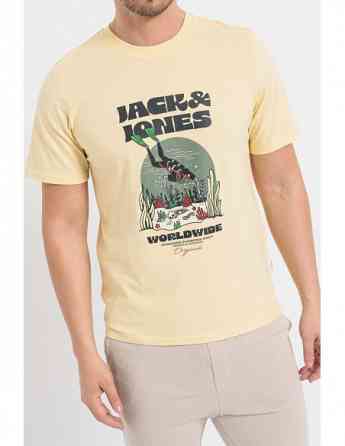 Jack & Jones - JORCOCONUT SKULL TEE SS CREW NECK LN Tbilisi