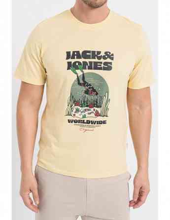 Jack & Jones - JORCOCONUT SKULL TEE SS CREW NECK LN Tbilisi