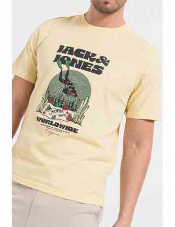 Jack & Jones - JORCOCONUT SKULL TEE SS CREW NECK LN Tbilisi