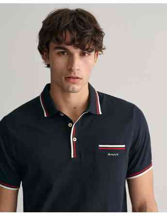 Gant - 2-COL TIPPING SS PIQUE POLO Tbilisi