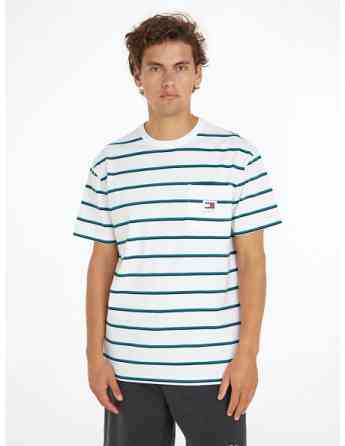 Tommy Jeans - TJM REG EASY STRIPE TEE Tbilisi