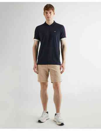 Gant - COLOR-BLOCK HALF ZIP PIQUE POLO Tbilisi