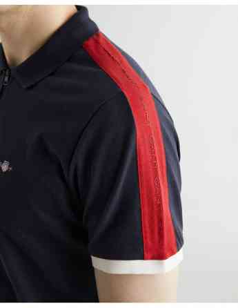 Gant - COLOR-BLOCK HALF ZIP PIQUE POLO Tbilisi