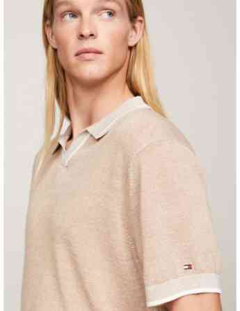 Tommy Hilfiger - LINEN BLEND REVERE S/S POLO Tbilisi