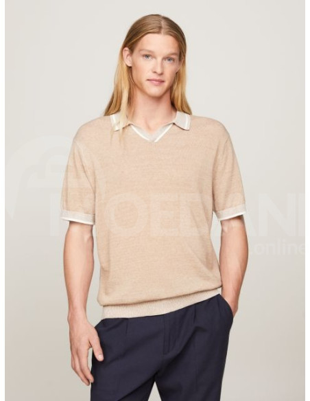 Tommy Hilfiger - LINEN BLEND REVERE S/S POLO Tbilisi - photo 1