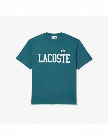 Lacoste - Lacoste Men's Cotton Contrast Print Badge T-Shirt Tbilisi