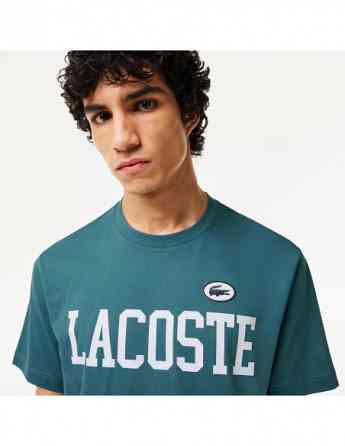 Lacoste - Lacoste Men's Cotton Contrast Print Badge T-Shirt Tbilisi