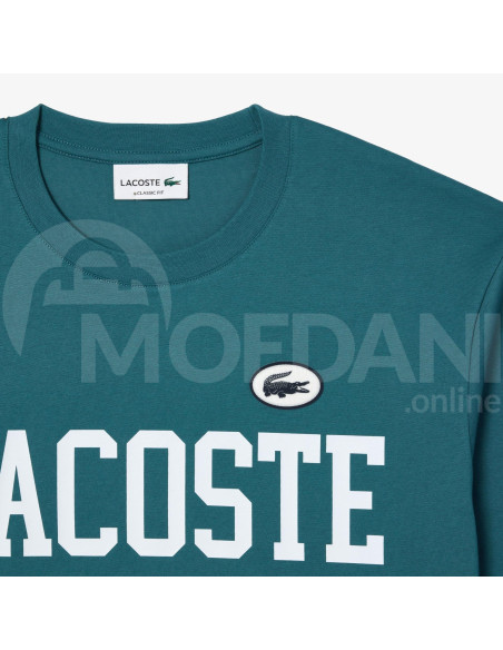 Lacoste - Lacoste Men's Cotton Contrast Print Badge T-Shirt Tbilisi - photo 6