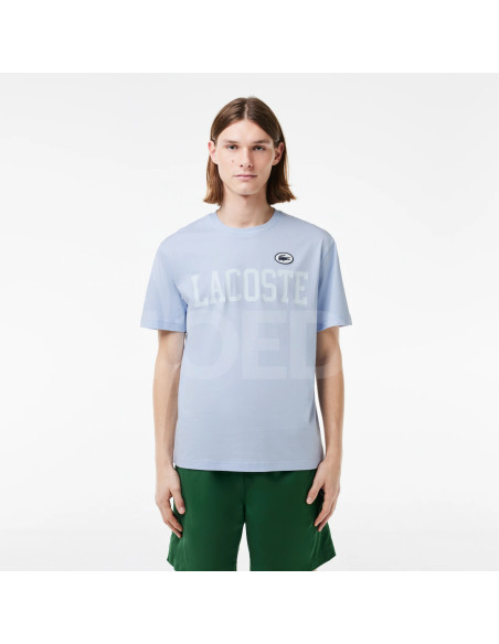 Lacoste - Lacoste Men's Cotton Contrast Print Badge T-Shirt Tbilisi - photo 1