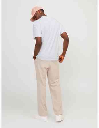 Jack & Jones - JPRCC SOFT LINEN BLEND SS TEE Tbilisi