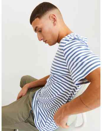 Jack & Jones - JPRCC SOFT LINEN BLEND SS TEE Tbilisi