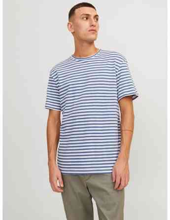 Jack & Jones - JPRCC SOFT LINEN BLEND SS TEE Tbilisi