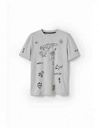 DESIGUAL - Embroidered illustration T-shirt Tbilisi