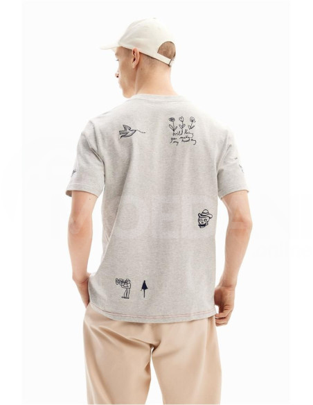 DESIGUAL - Embroidered illustration T-shirt Tbilisi - photo 2