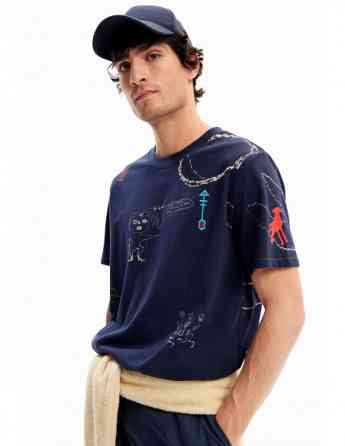 DESIGUAL - Arrow illustration T-shirt Tbilisi