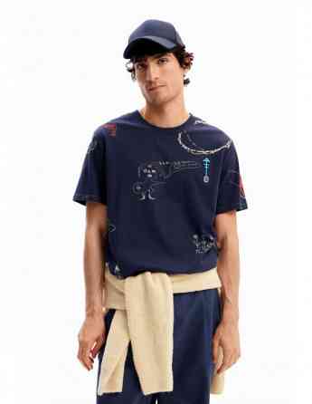 DESIGUAL - Arrow illustration T-shirt Tbilisi