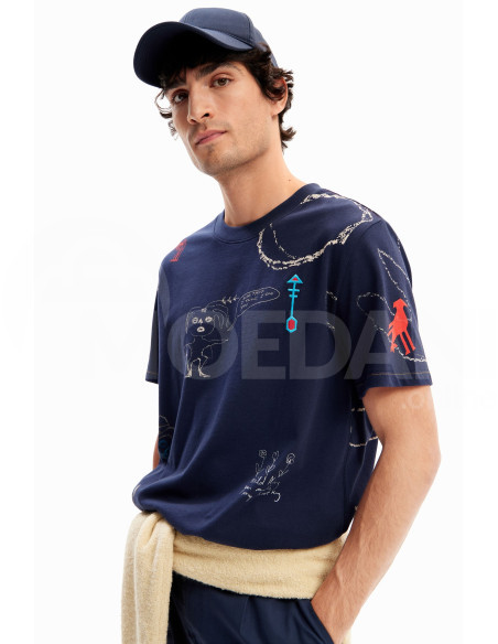 DESIGUAL - Arrow illustration T-shirt Tbilisi - photo 3