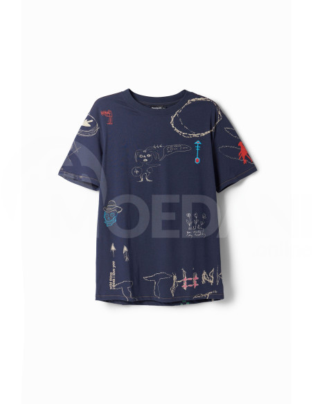 DESIGUAL - Arrow illustration T-shirt Tbilisi - photo 4
