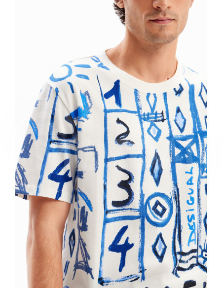 DESIGUAL - Arty motif T-shirt Tbilisi - photo 4