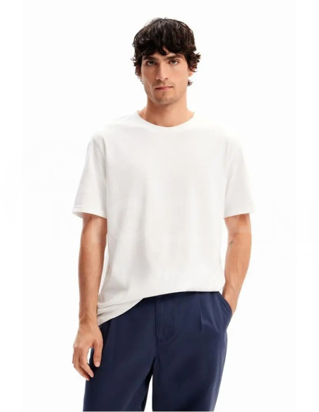 DESIGUAL - Plain seamed T-shirt Tbilisi - photo 1