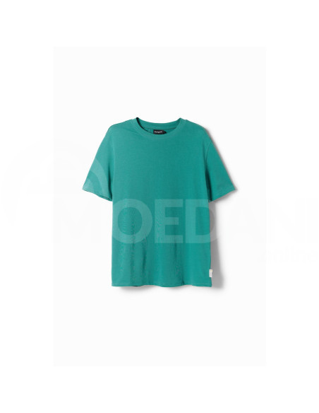 DESIGUAL - Plain seamed T-shirt Tbilisi - photo 4