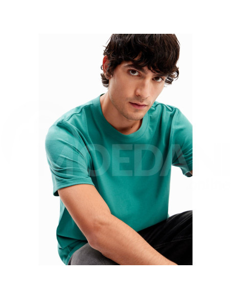 DESIGUAL - Plain seamed T-shirt Tbilisi - photo 3