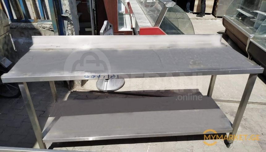 უჟანგავი ლითონის სამუშაო მაგიდა ევროპიდან+განვადება თბილისი - photo 1