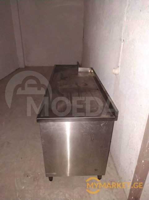უჟანგავი ლითონის სამუშაო მაგიდა თაროებით ევროპიდან+განვადება თბილისი - photo 2