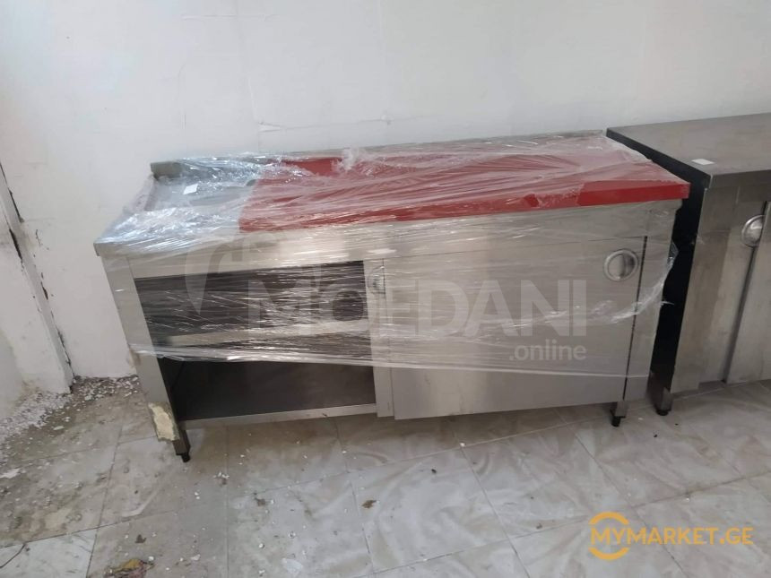 უჟანგავი ლითონის სამუშაო მაგიდა კარებებით ევროპიდან+განვადებ თბილისი - photo 3