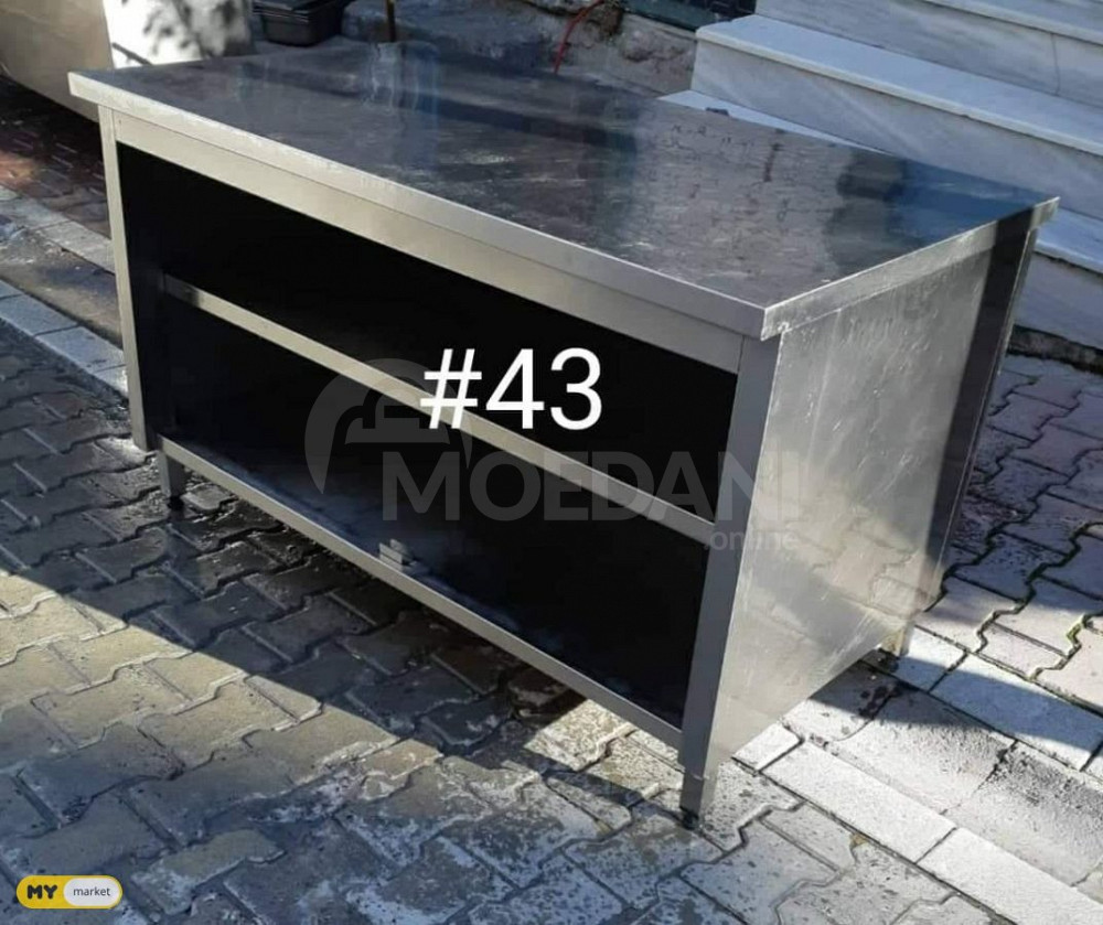 უჟანგავი ლითონის სამუშაო მაგიდა ევროპიდან+განვადება თბილისი - photo 1