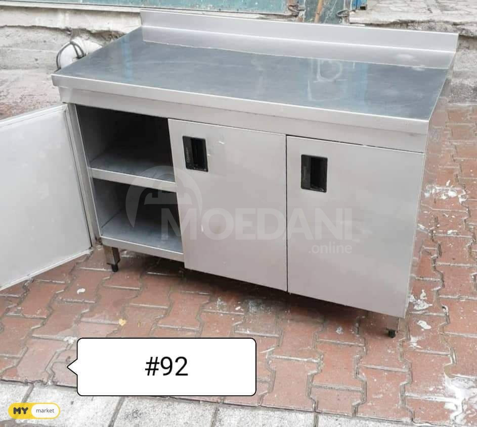 უჟანგავი ლითონის სამუშაო მაგიდა ევროპიდან+განვადება თბილისი - photo 1