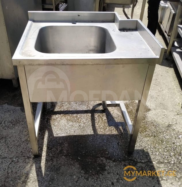 უჟანგავი ლითონის ნიჟარიანი მაგიდა ევროპიდან+განვადება თბილისი - photo 1