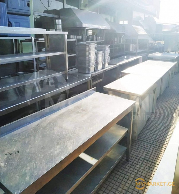 უჟანგავი ლითონის სამუშაო მაგიდები ევროპიდან+განვადება თბილისი - photo 1