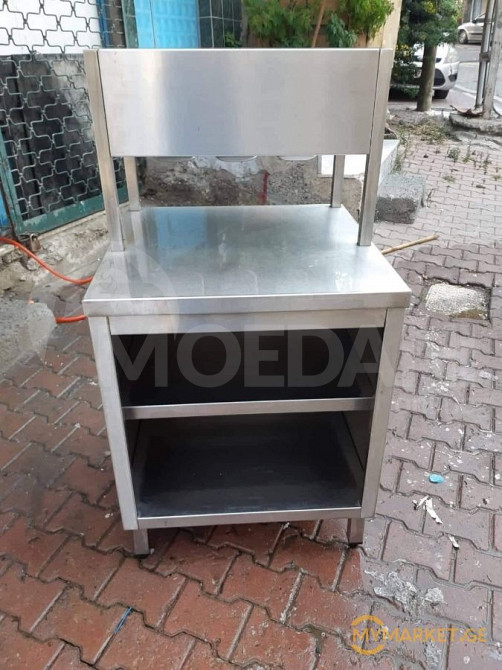 უჟანგავი ლითონის სამუშაო მაგიდა ევროპიდან+განვადება თბილისი - photo 2