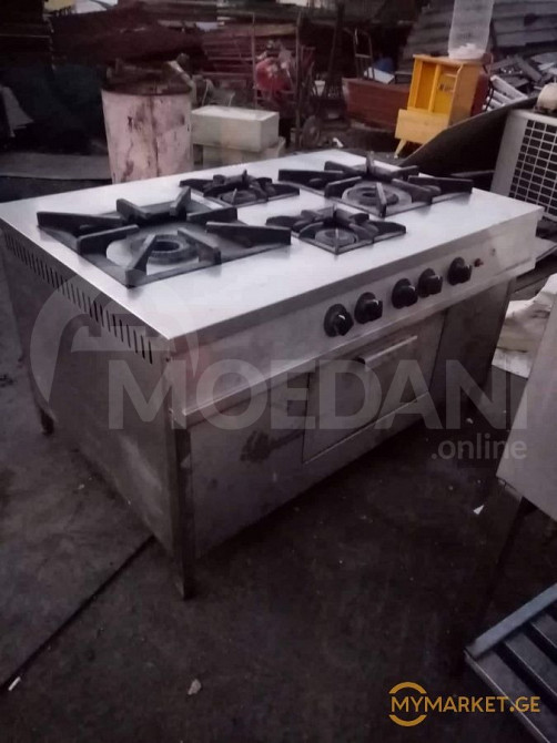 4 კამფორიანი გაზქურა ღუმელით ევროპიდან+განვადება თბილისი - photo 1